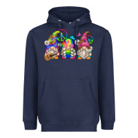 Navy hippie gnomes Heavyweight Hoodie - Zillion Design Studio