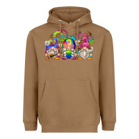 Toasted Coconut hippie gnomes Heavyweight Hoodie - Zillion Design Studio