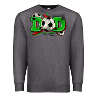 Charcoal Heather dad soccer Premium Sweatshirt - Zillion Design Studio