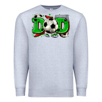 Heather Grey dad soccer Premium Sweatshirt - Zillion Design Studio