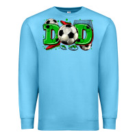 Ocean Blue dad soccer Premium Sweatshirt - Zillion Design Studio