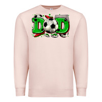 Pale Pink dad soccer Premium Sweatshirt - Zillion Design Studio