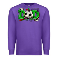 Purple dad soccer Premium Sweatshirt - Zillion Design Studio