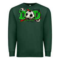 Sports Green dad soccer Premium Sweatshirt - Zillion Design Studio