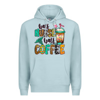 Blue Mist half nurse half coffee Premium Hoodie - Jasminsmagicworld