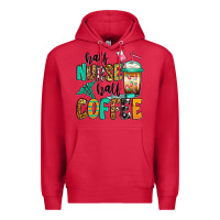 Cardinal half nurse half coffee Premium Hoodie - Jasminsmagicworld