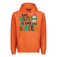 Carrot half nurse half coffee Premium Hoodie - Jasminsmagicworld