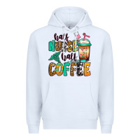 White half nurse half coffee Premium Hoodie - Jasminsmagicworld