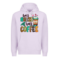 Lilac half nurse half coffee Premium Hoodie - Jasminsmagicworld