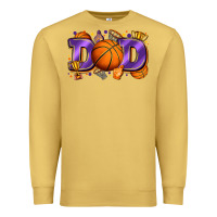Antique Gold dad basketball Premium Sweatshirt - Zillion Design Studio