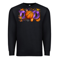Black dad basketball Premium Sweatshirt - Zillion Design Studio