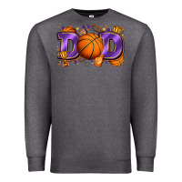 Charcoal Heather dad basketball Premium Sweatshirt - Zillion Design Studio