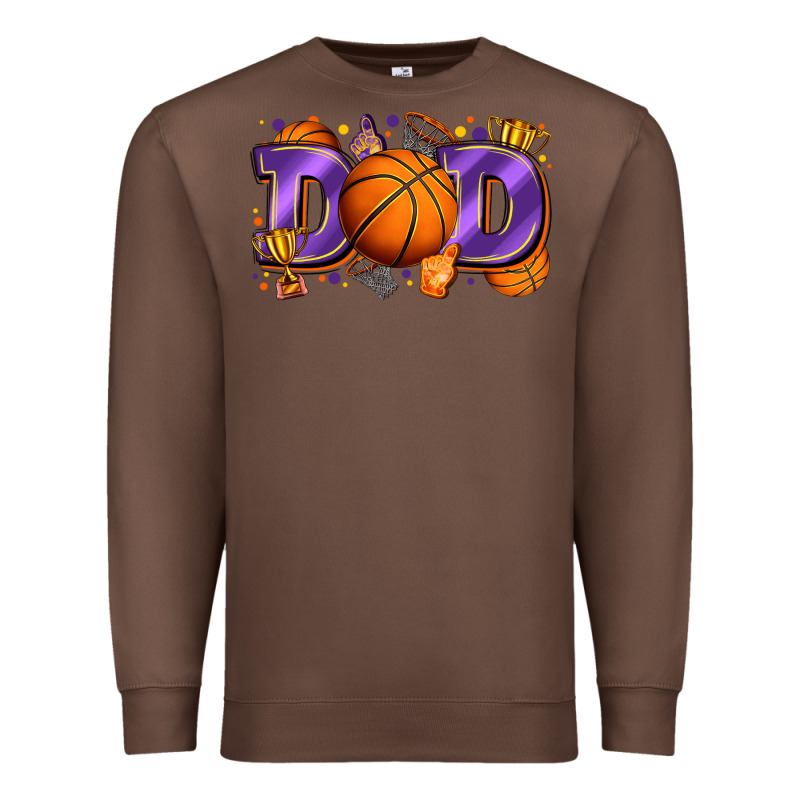 Dad Basketball Premium Sweatshirt by Zillion Design Studio | Teevron