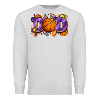 Dove Grey dad basketball Premium Sweatshirt - Zillion Design Studio