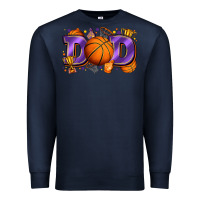Navy dad basketball Premium Sweatshirt - Zillion Design Studio