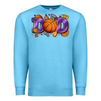 Ocean Blue dad basketball Premium Sweatshirt - Zillion Design Studio