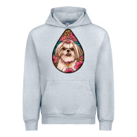 Heather Grey shih tzu teardrop earrings Urban Hoodie - Artiststas