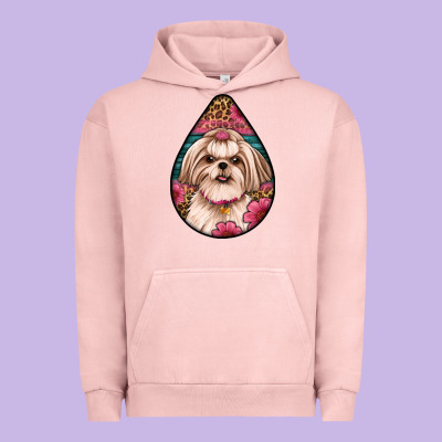 Shih Tzu Teardrop Earrings Urban Hoodie Designed By Artiststas