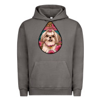 Pigment Tornado shih tzu teardrop earrings Urban Hoodie - Artiststas