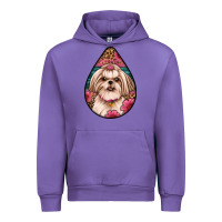 Tulip shih tzu teardrop earrings Urban Hoodie - Artiststas