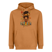 Meerkat october girl afro woman fall Heavyweight Hoodie - texasbilliewilder