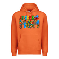 Carrot ausome autism mom Premium Hoodie - AdoDesignShop