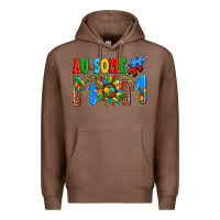 Chestnut ausome autism mom Premium Hoodie - AdoDesignShop