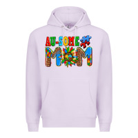 Lilac ausome autism mom Premium Hoodie - AdoDesignShop