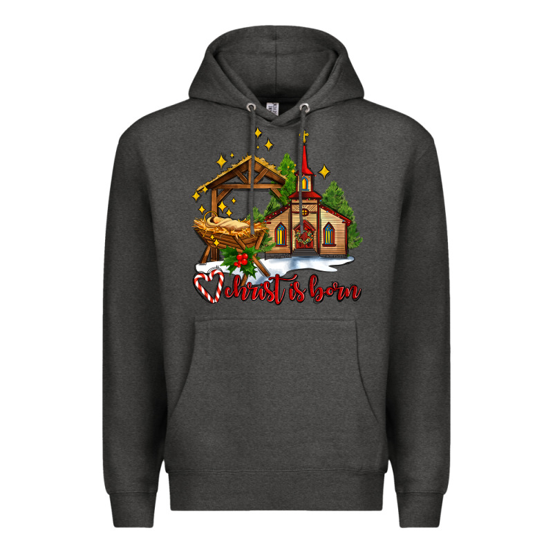 The Church  Chrıst Is Born Premium Hoodie by AdoDesignShop | Teevron