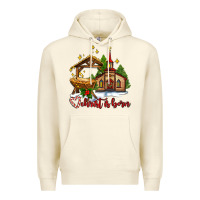 Sandshell the church  chrıst is born Premium Hoodie - AdoDesignShop
