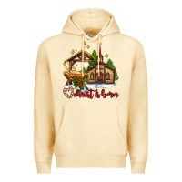 Pina Colada the church  chrıst is born Premium Hoodie - AdoDesignShop