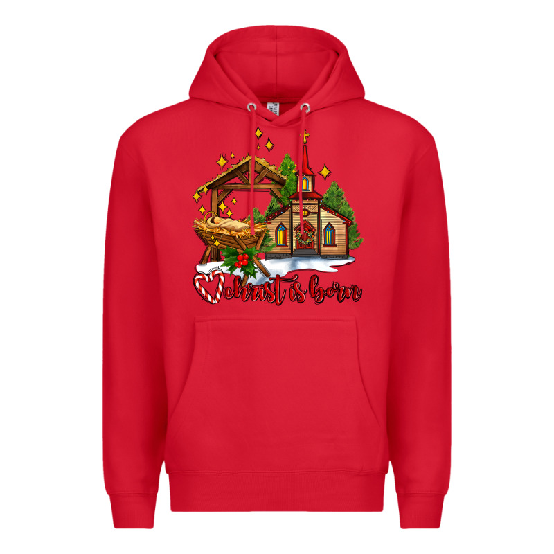The Church  Chrıst Is Born Premium Hoodie by AdoDesignShop | Teevron