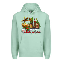 Seafoam the church  chrıst is born Premium Hoodie - AdoDesignShop