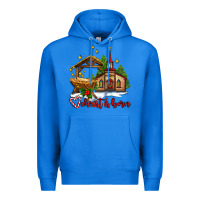 True Royal the church  chrıst is born Premium Hoodie - AdoDesignShop