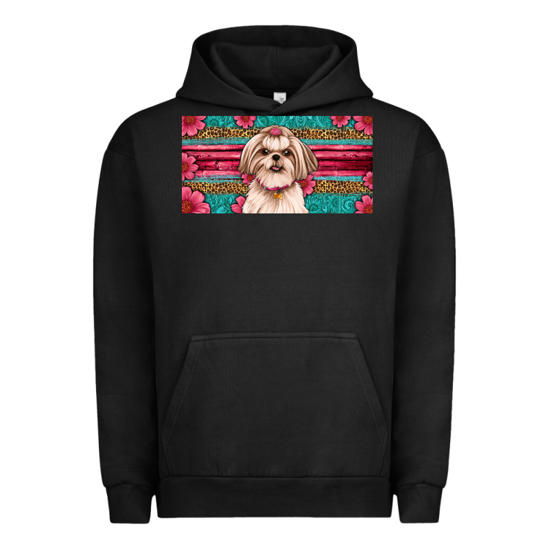 Shih Tzu License Plate Urban Hoodie by Artiststas | Teevron
