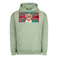 Pigment Oil Green shih tzu license plate Urban Hoodie - Artiststas
