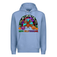 Colony Blue happy hallothanksmas Premium Hoodie - JahusDesignShop