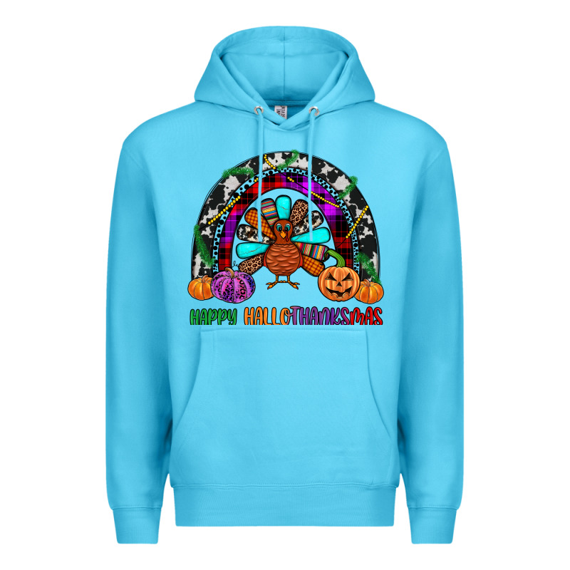 Happy Hallothanksmas Premium Hoodie by JahusDesignShop | Teevron