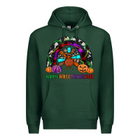 Sports Green happy hallothanksmas Premium Hoodie - JahusDesignShop