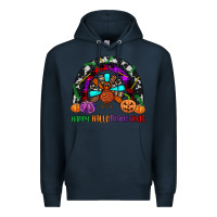 Navy happy hallothanksmas Premium Hoodie - JahusDesignShop
