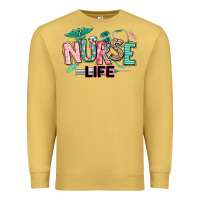 Antique Gold nurse life Premium Sweatshirt - texasbilliewilder