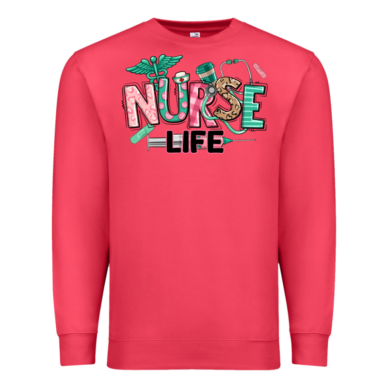 Nurse Life Premium Sweatshirt by texasbilliewilder | Teevron