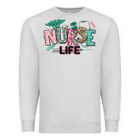 Dove Grey nurse life Premium Sweatshirt - texasbilliewilder