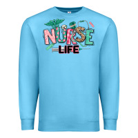 Ocean Blue nurse life Premium Sweatshirt - texasbilliewilder