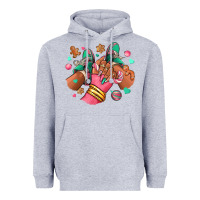 Heather Grey pink christmas black girl sneakers Heavyweight Hoodie - RanaPortraitStore