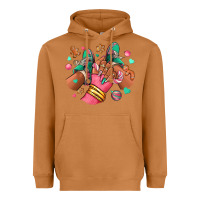 Meerkat pink christmas black girl sneakers Heavyweight Hoodie - RanaPortraitStore