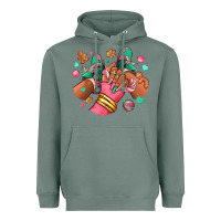 Sage pink christmas black girl sneakers Heavyweight Hoodie - RanaPortraitStore