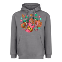 Storm pink christmas black girl sneakers Heavyweight Hoodie - RanaPortraitStore