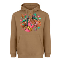 Toasted Coconut pink christmas black girl sneakers Heavyweight Hoodie - RanaPortraitStore