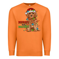 Carrot merry and bright toy poodle Premium Sweatshirt - RanaPortraitStore